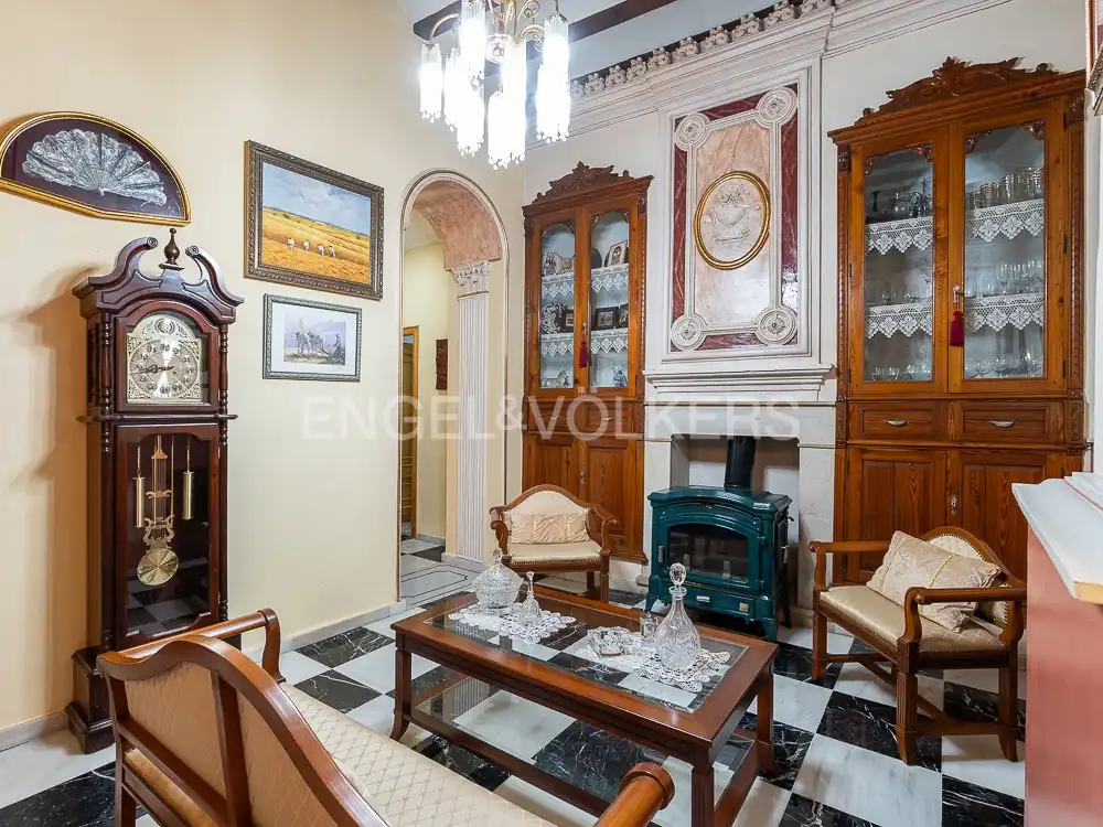 Sala d'estar de Casa o xalet en venda en Albalat de la Ribera amb Aire condicionat, Calefacció i Terrassa