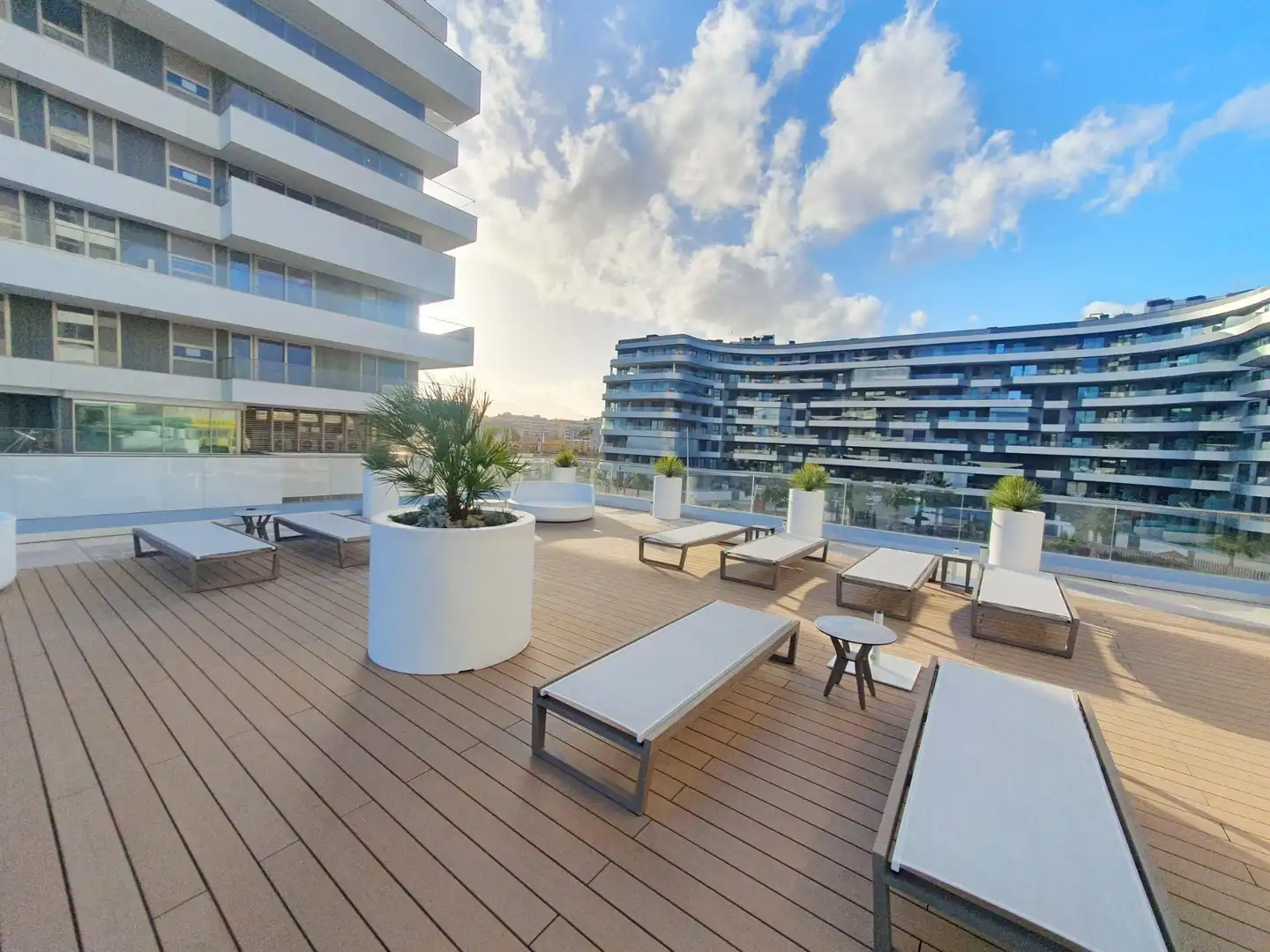 Terrasse von Wohnung zur Miete in Málaga mit Klimaanlage, Heizung und Terrasse