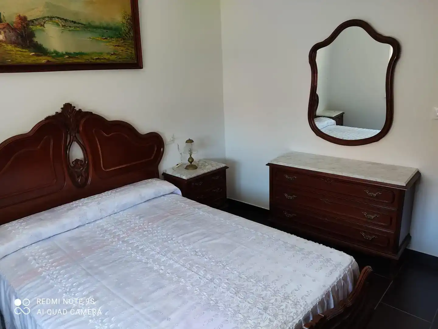 Schlafzimmer von Wohnung zur Miete in Carnota mit Möbliert, Ofen und Waschmaschine
