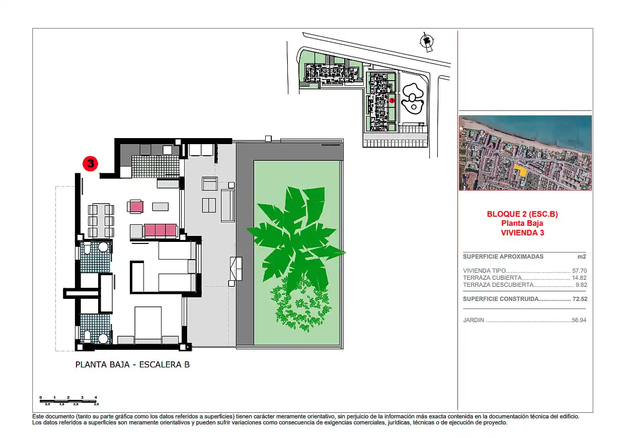 Mini appartamento con terrazza in vendita a Las Marinas / Les Marines, imagen 5