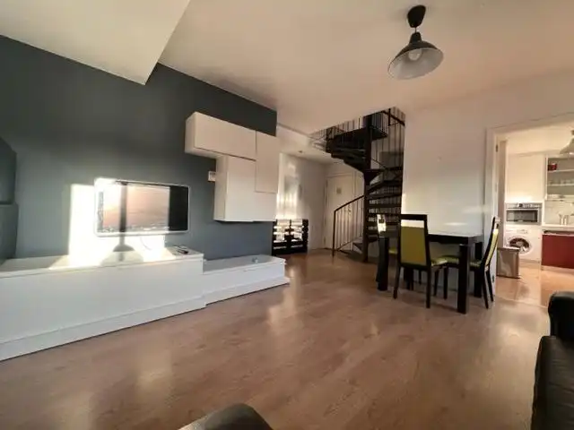 Wohnzimmer von Dachboden zur Miete in Murcia mit Klimaanlage, Heizung und Terrasse