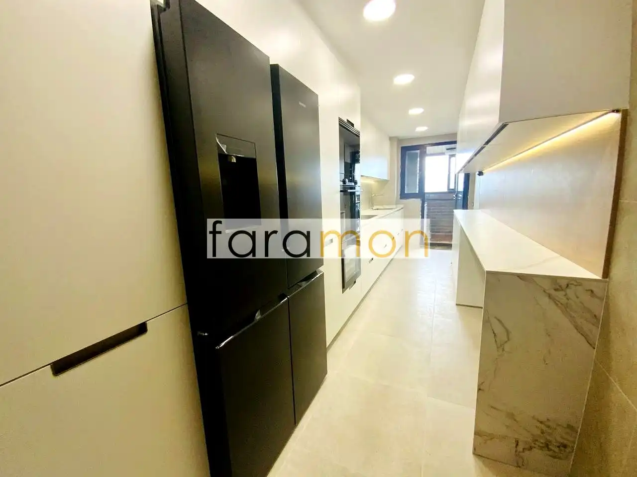 Kitchen of Flat for rent in Vigo   with Air Conditioner, Heating and Terrace