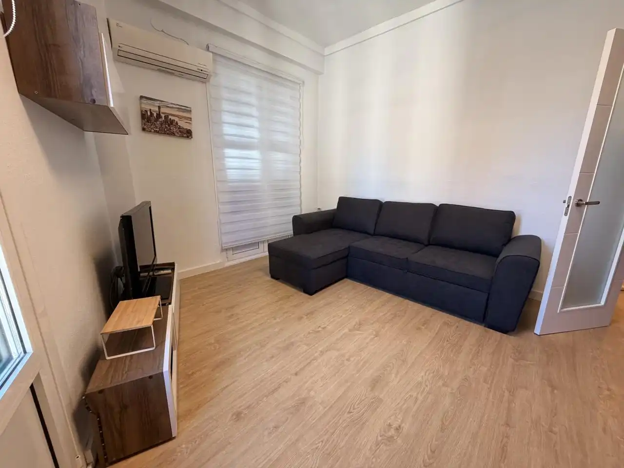 Sala de estar de Piso de alquiler en Alicante / Alacant con Aire acondicionado y Amueblado