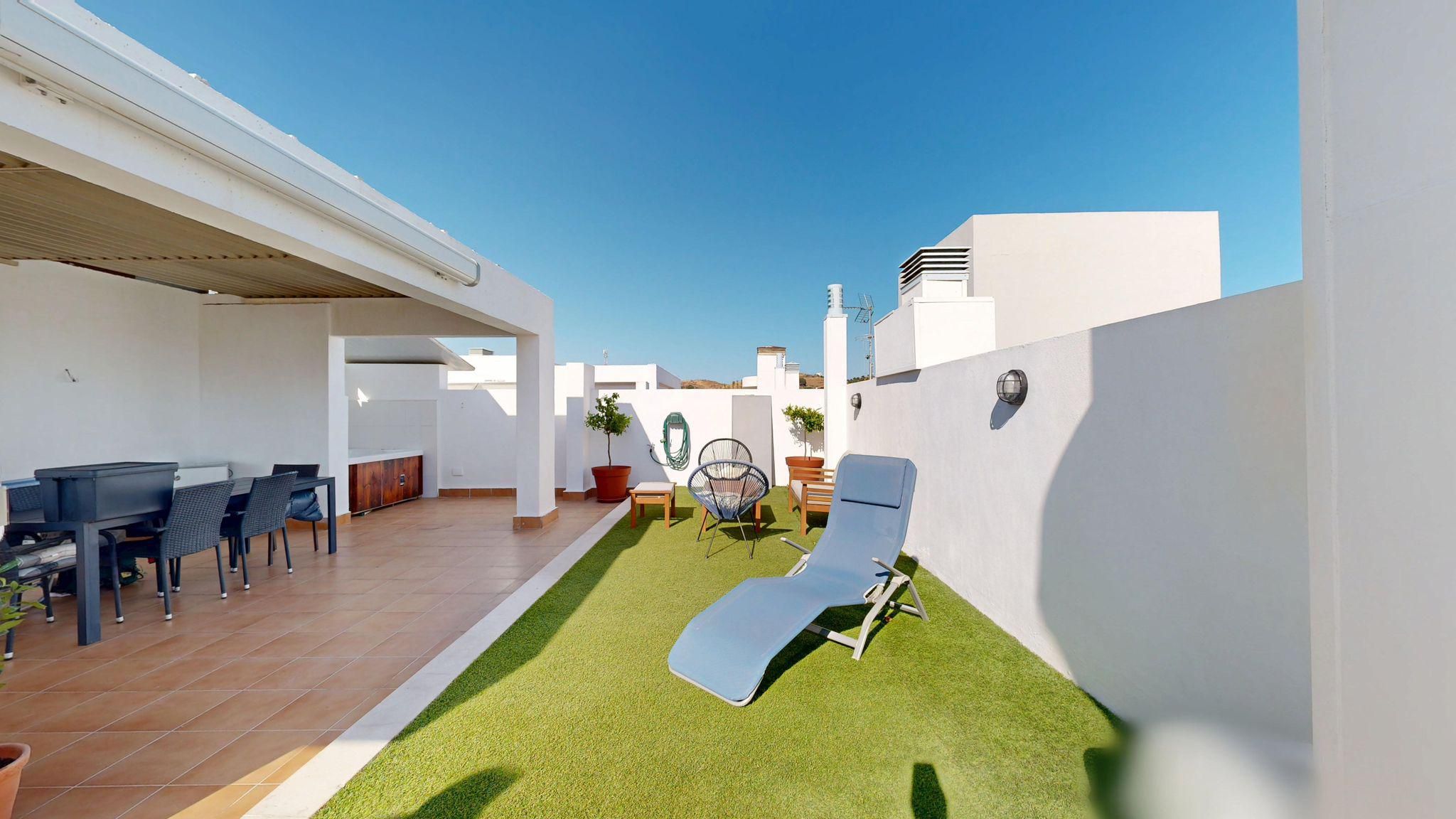 Terrassa de Àtic en venda en Mijas amb Aire condicionat, Jardí privat i Terrassa