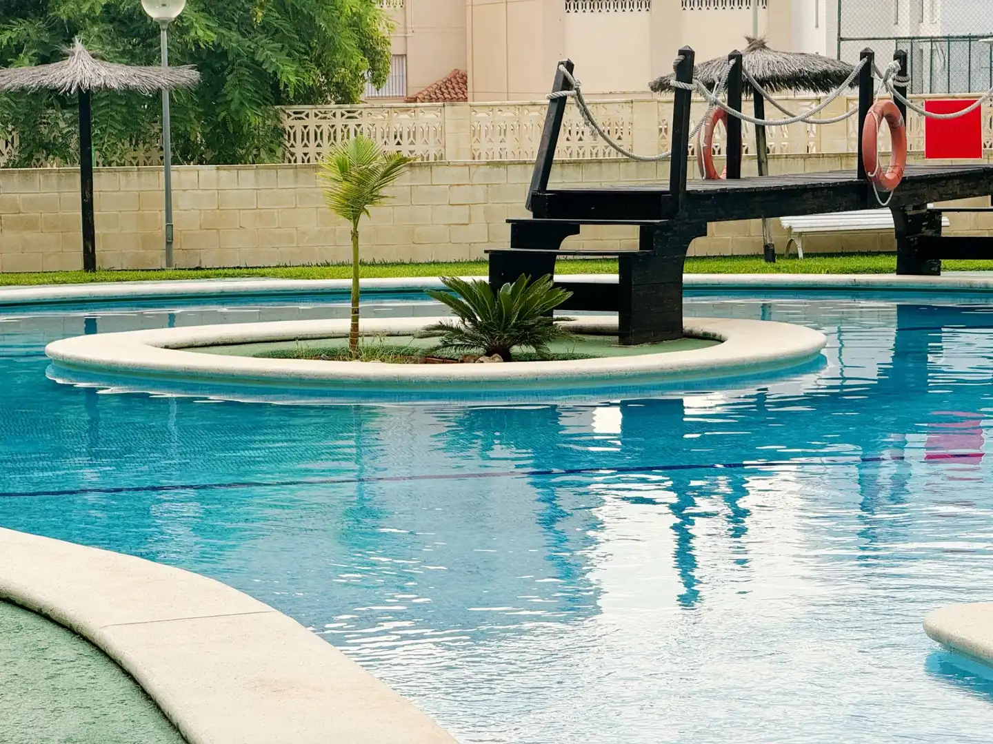 Swimming pool of Apartments for rent in El Campello  with Air Conditioner, Private garden and Terrace