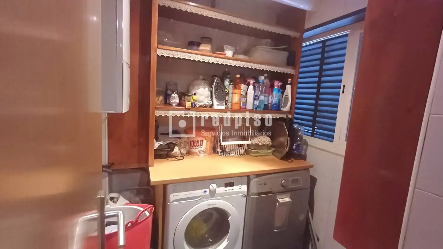 Kitchen of Flat for sale in Madrid  with Heating, Terrace and Storage room