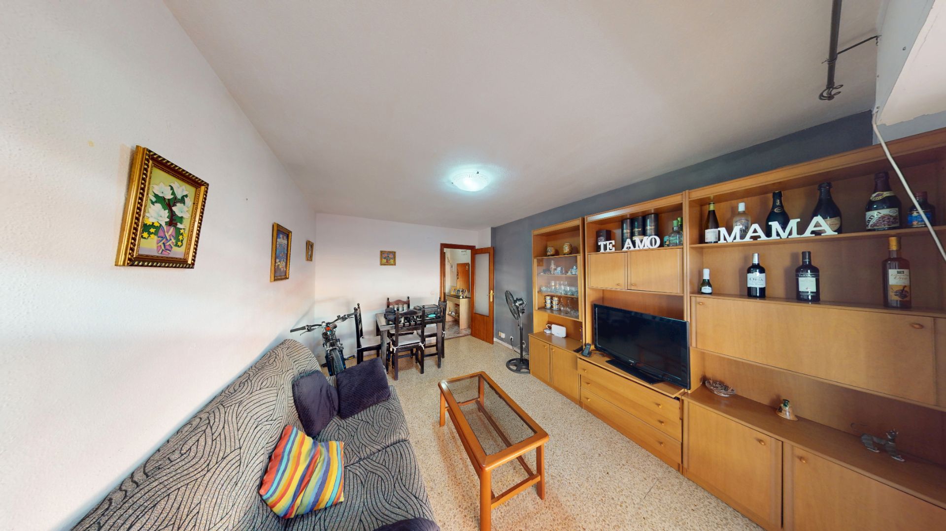 Living room of Flat for sale in Alicante / Alacant  with Air Conditioner, Heating and Private garden