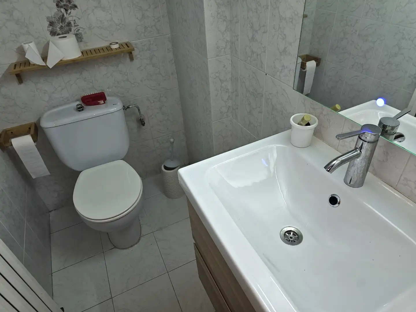 Baño de Casa o chalet en venta en Arcos de Jalón con Aire acondicionado, Calefacción y Jardín privado