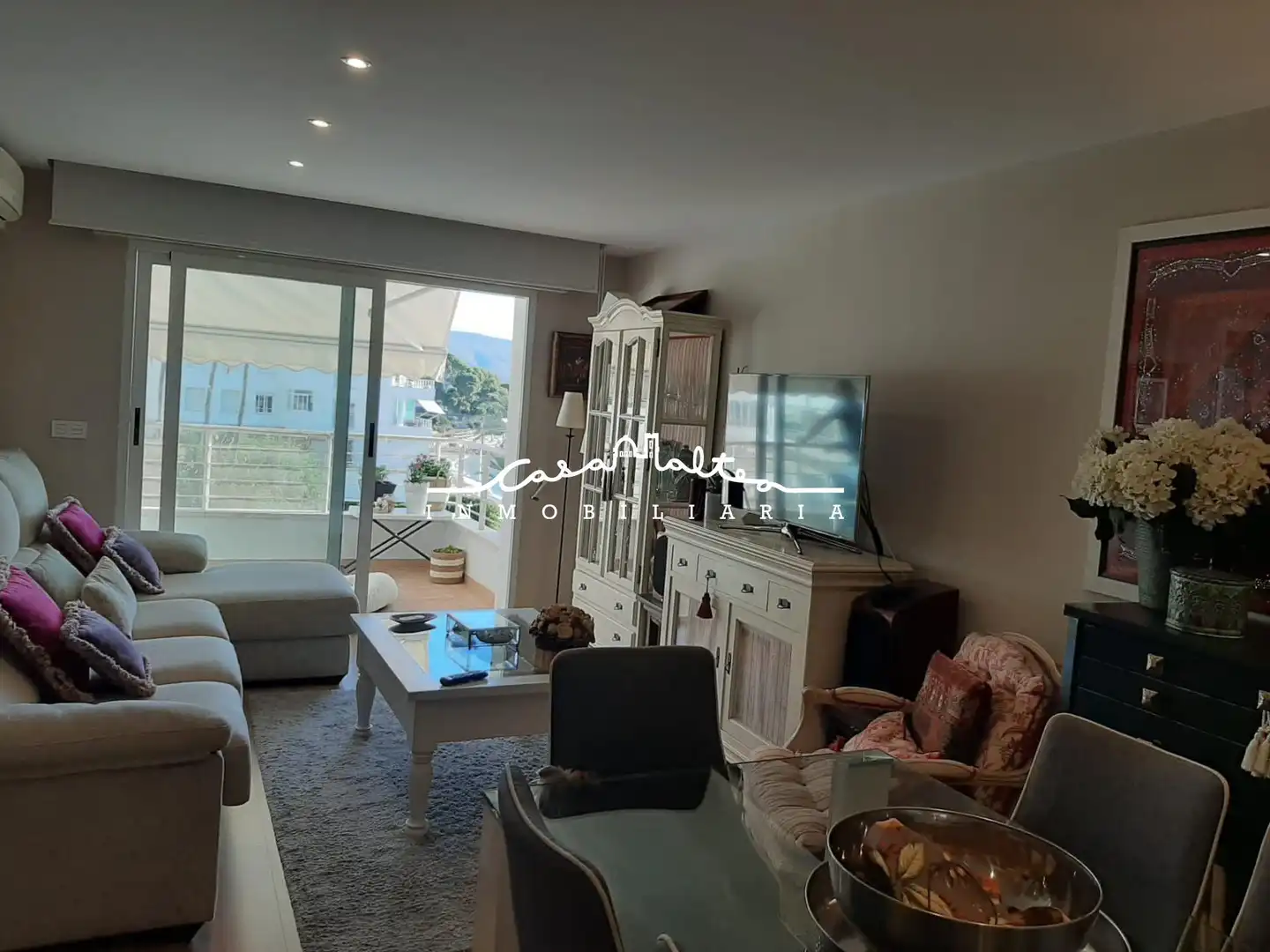 Living room of Flat for sale in Altea  with Air Conditioner, Private garden and Terrace