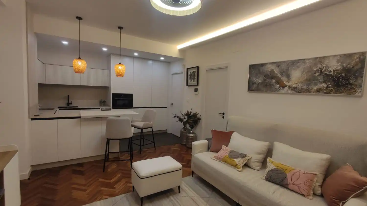 Living room of Flat for rent in A Coruña Capital 