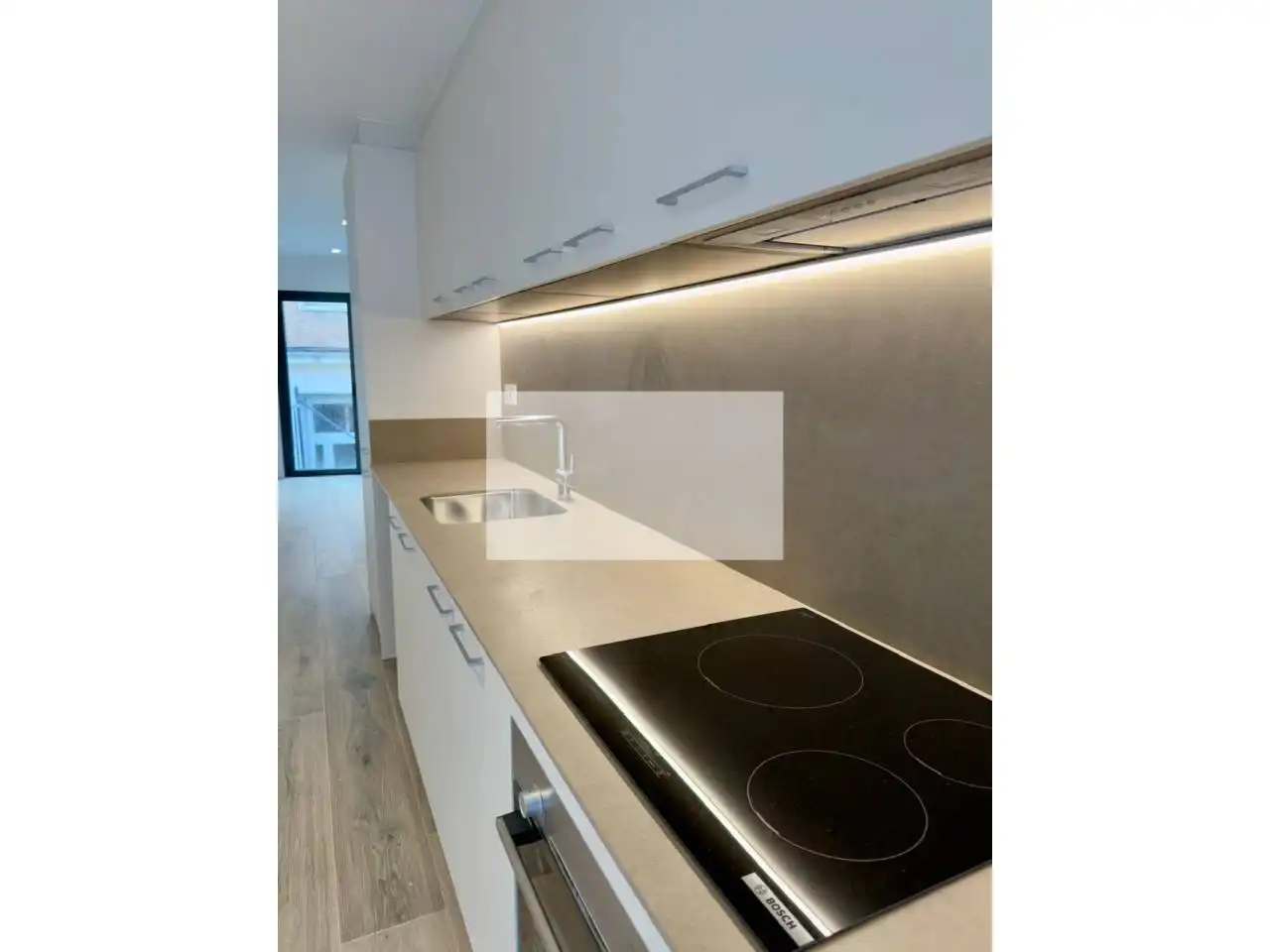 Cuina de Dúplex de lloguer en Sabadell amb Aire condicionat, Calefacció i Terrassa