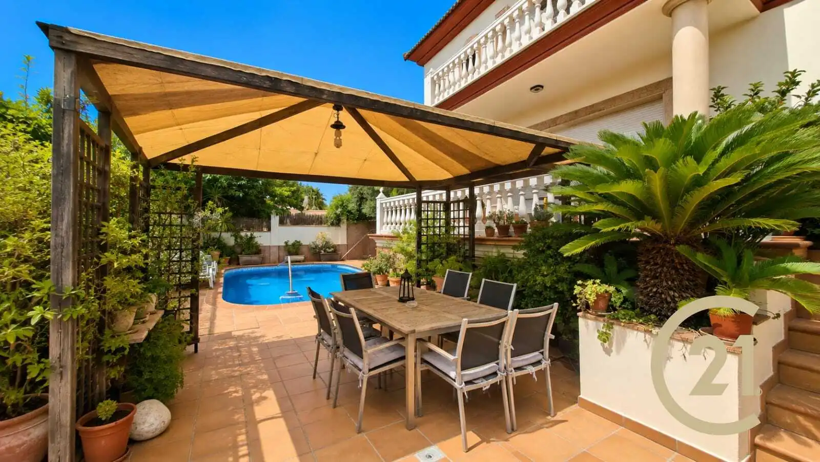 Terrassa de Casa o xalet en venda en Ronda amb Aire condicionat, Calefacció i Jardí privat