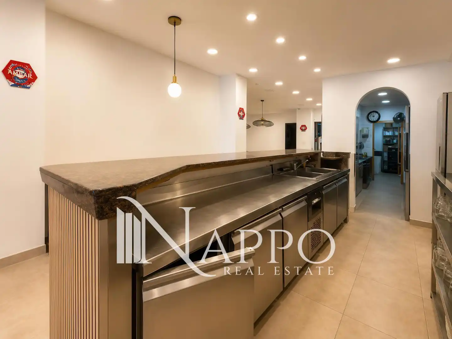 Cocina de Local en traspaso en  Palma de Mallorca con Aire acondicionado, Terraza y Internet