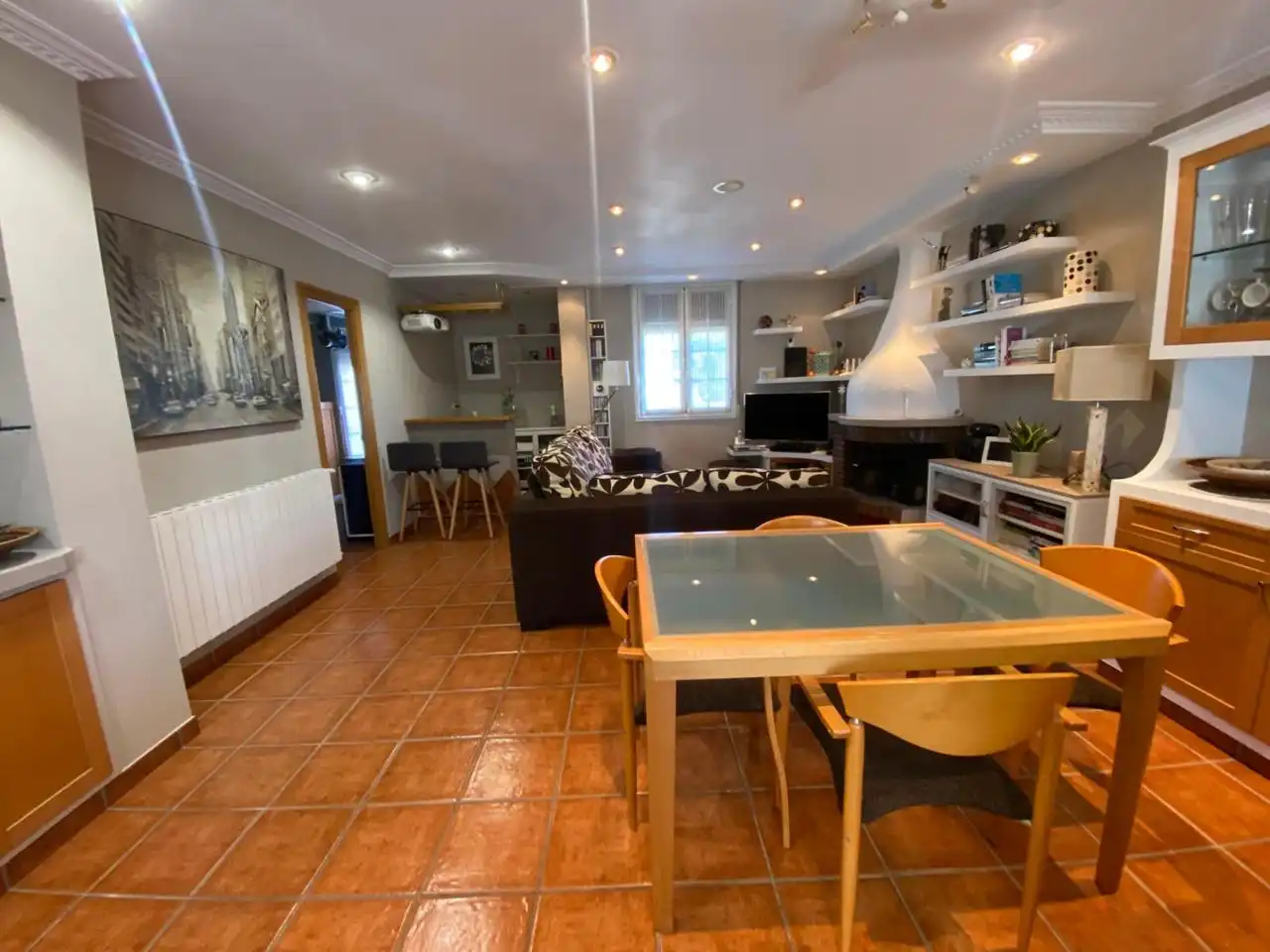 Wohnzimmer von Wohnung zum Verkauf in Zaldibar mit Heizung