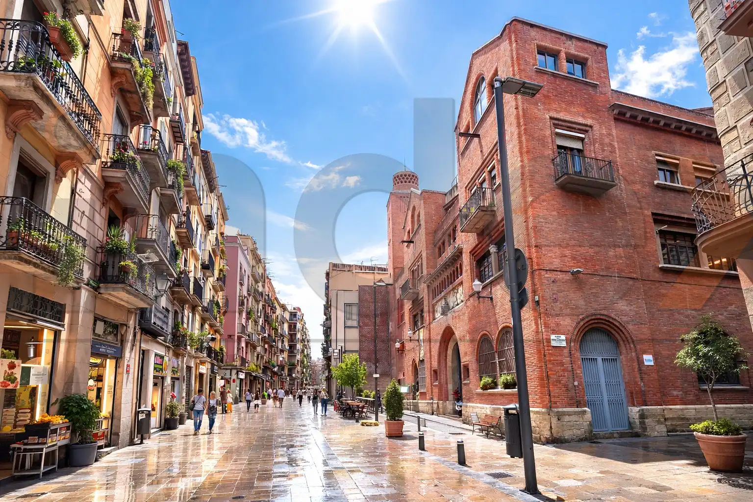 Vista exterior de Piso en venta en Barcelona con Aire acondicionado, Calefacción y Terraza