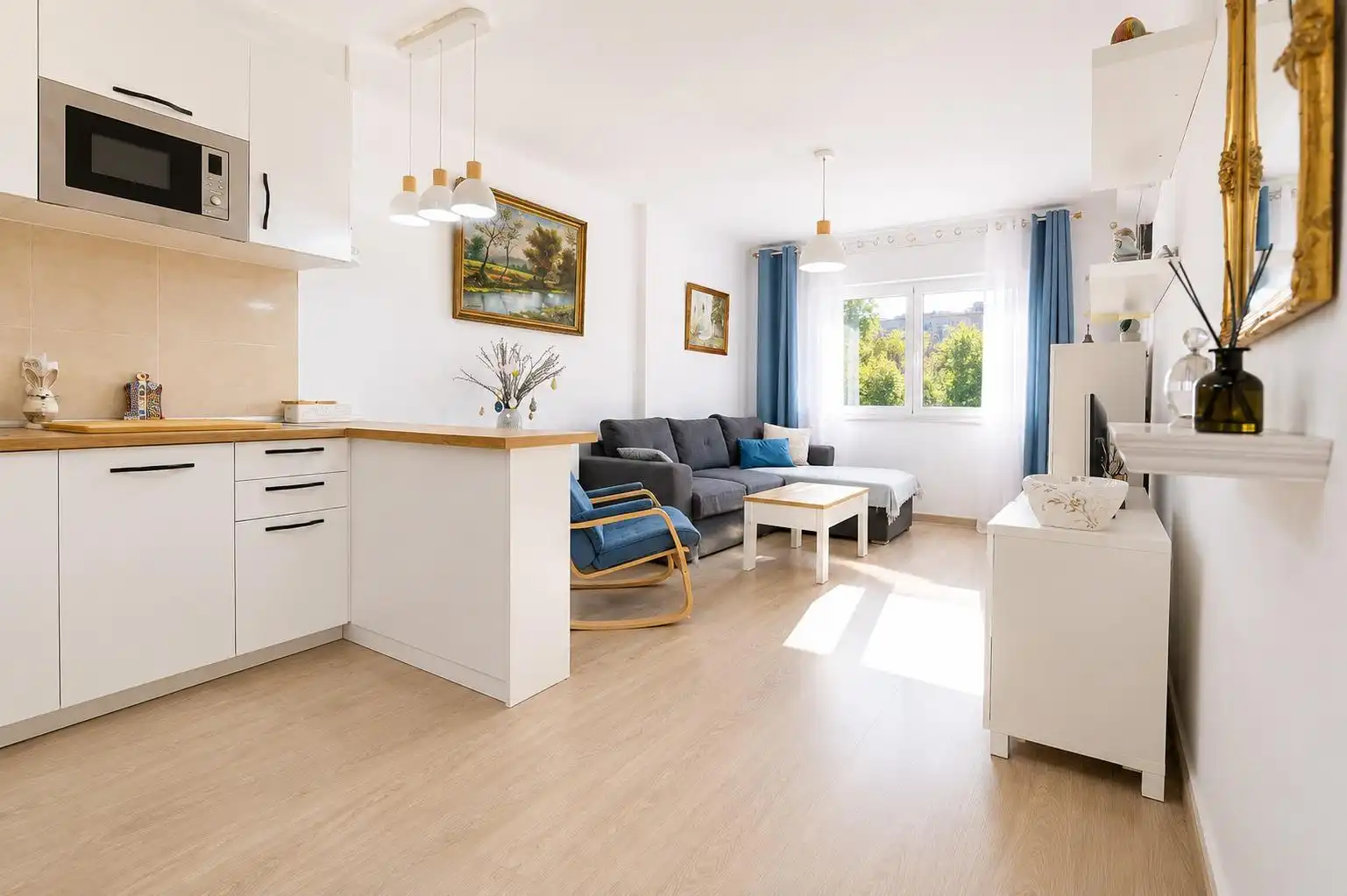 Sala de estar de Apartamento en venta en Cambrils con Aire acondicionado, Calefacción y Terraza