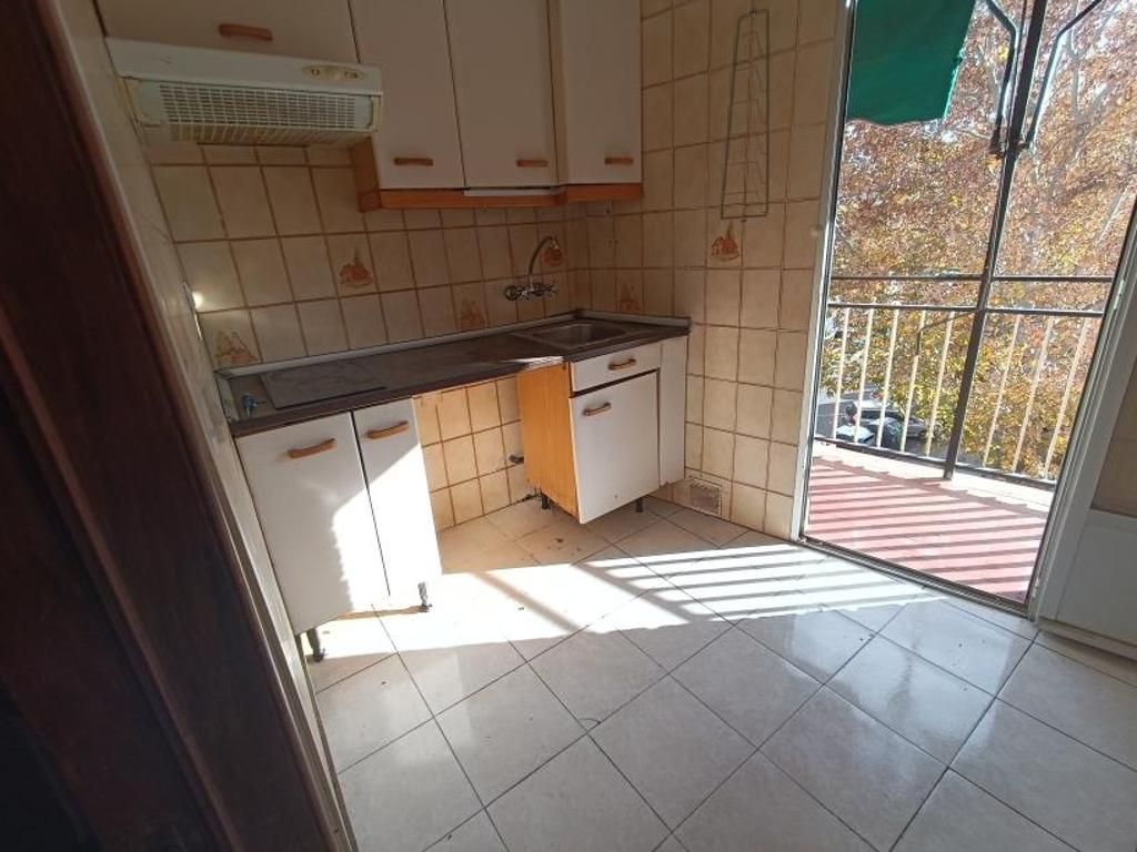 Kitchen of Flat for sale in  Madrid Capital  with Heating and Terrace