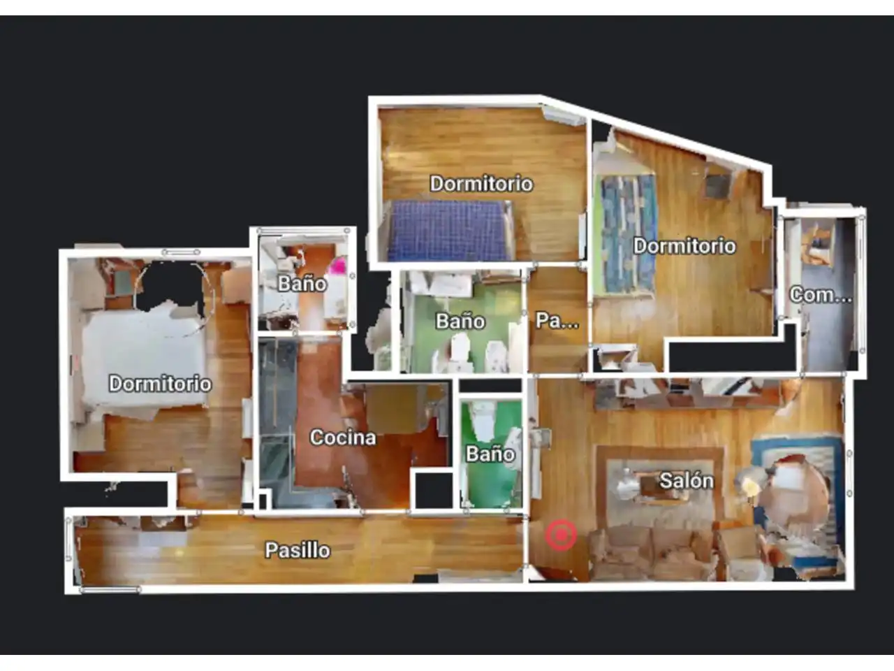 Piso en venta en Baiona con Calefacción, Parquet y Amueblado