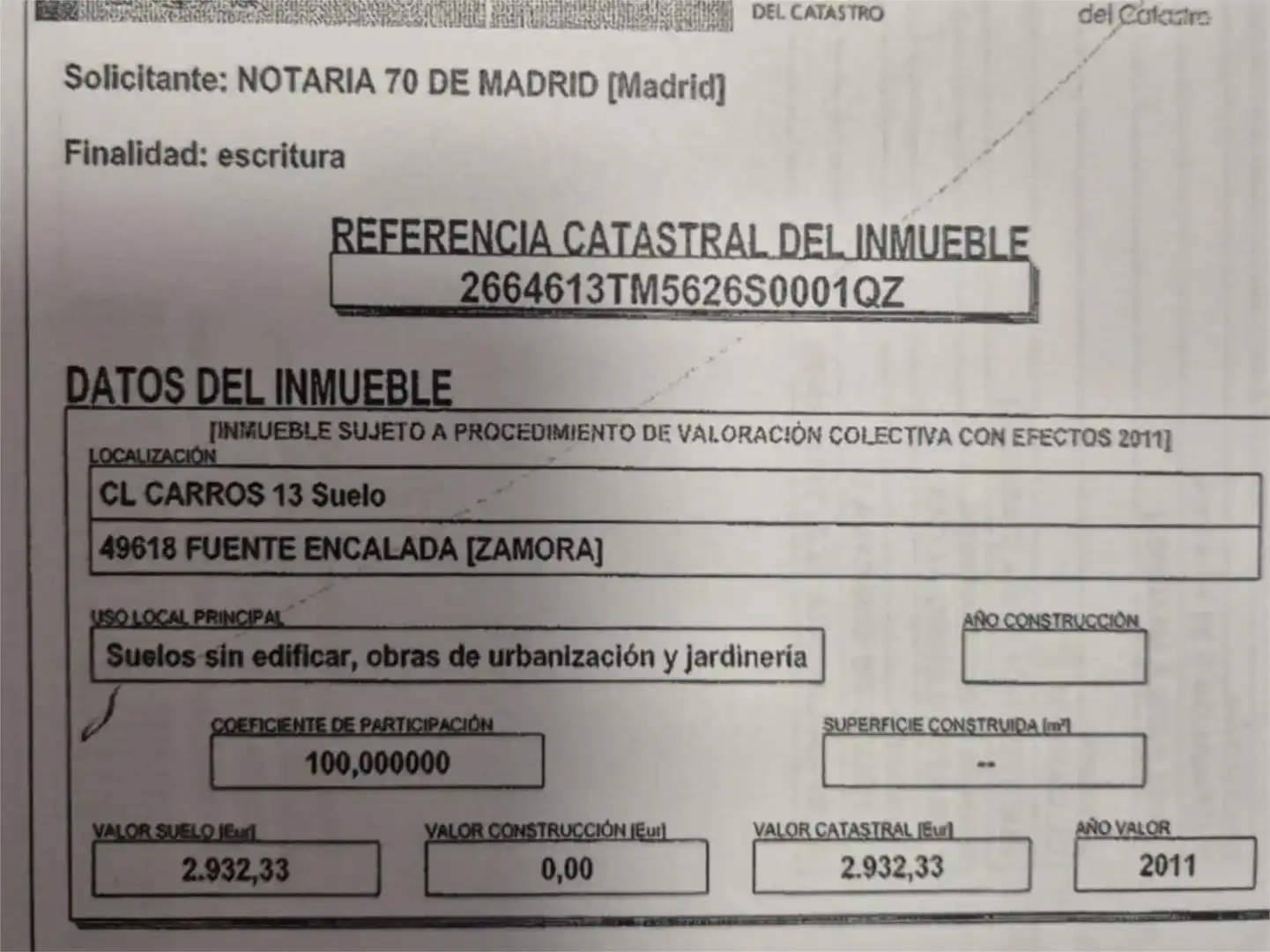 Garden of Land for sale in Fuente Encalada