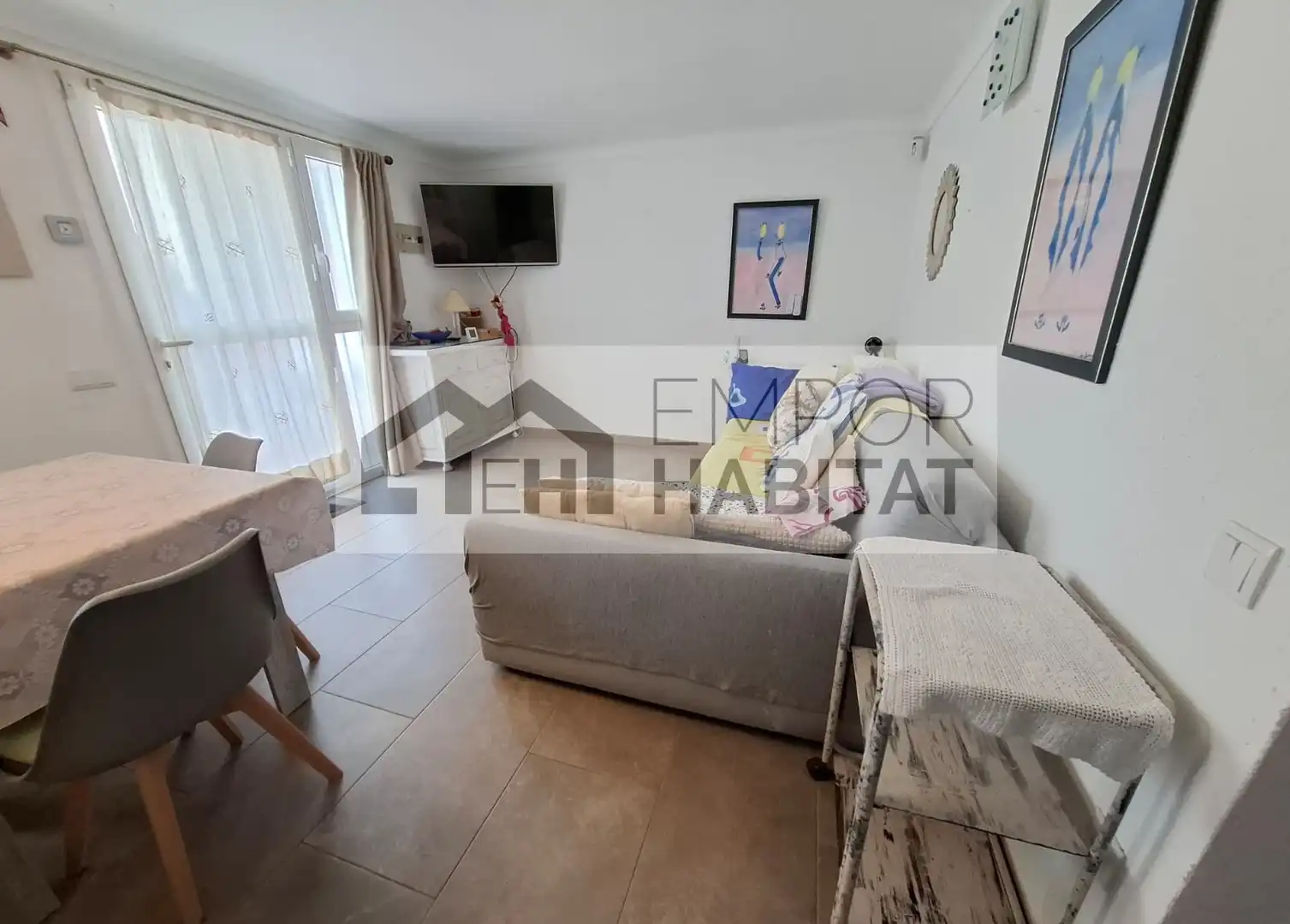 Wohnzimmer von Wohnungen zum Verkauf in Llançà mit Terrasse und Möbliert