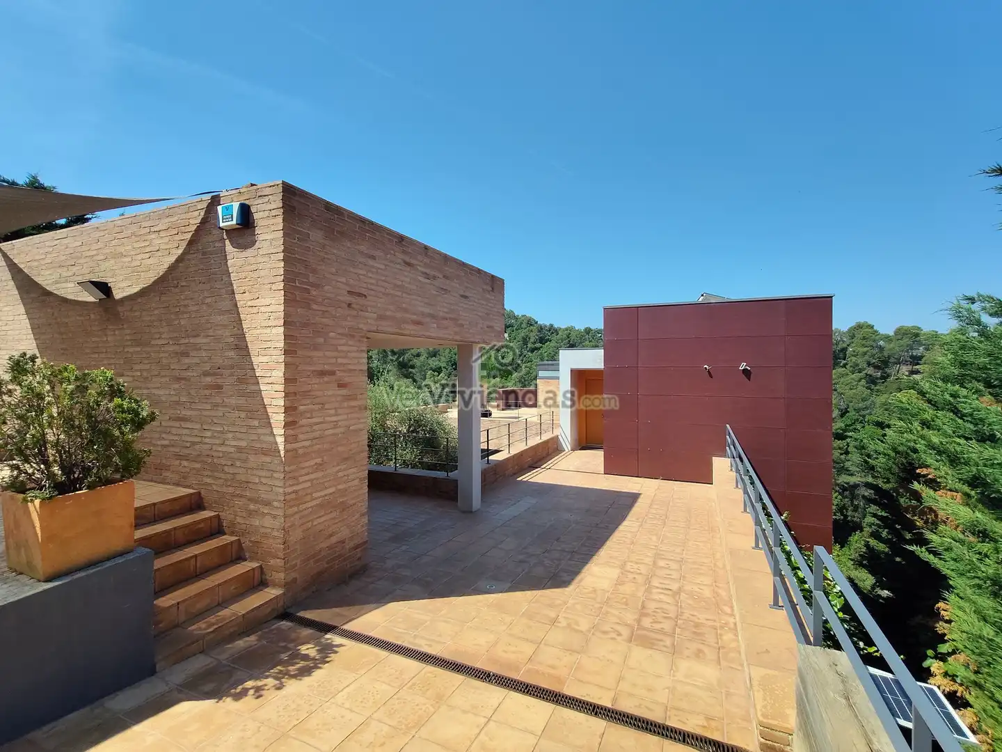 Terrassa de Casa o xalet en venda en Sant Cugat del Vallès amb Aire condicionat, Calefacció i Jardí privat