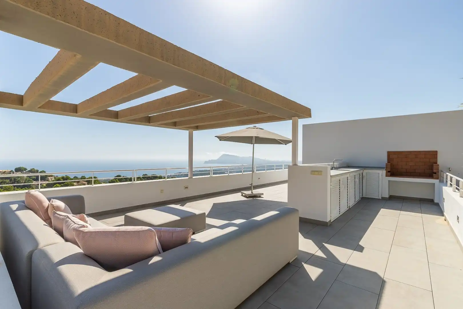 Terraza de Casa o chalet en venta en Altea con Terraza y Piscina