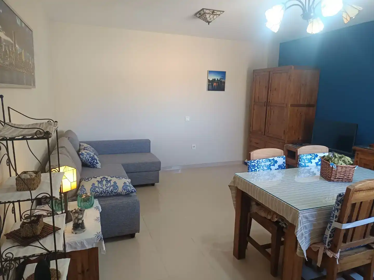 Sala d'estar de Pis de lloguer en Roquetas de Mar ciudad