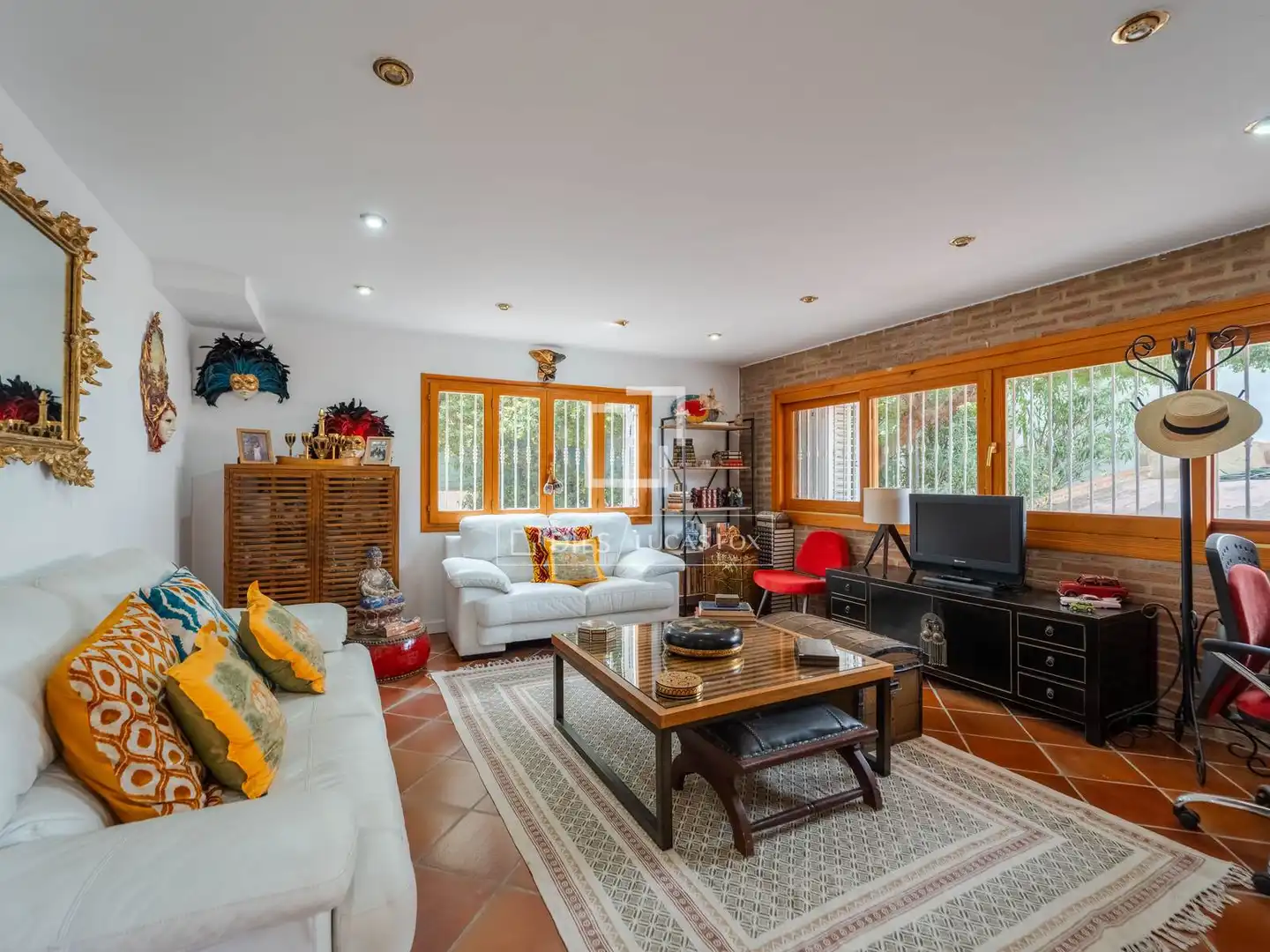 Living room of Houses for rent in L'Eliana  with Air Conditioner, Heating and Private garden