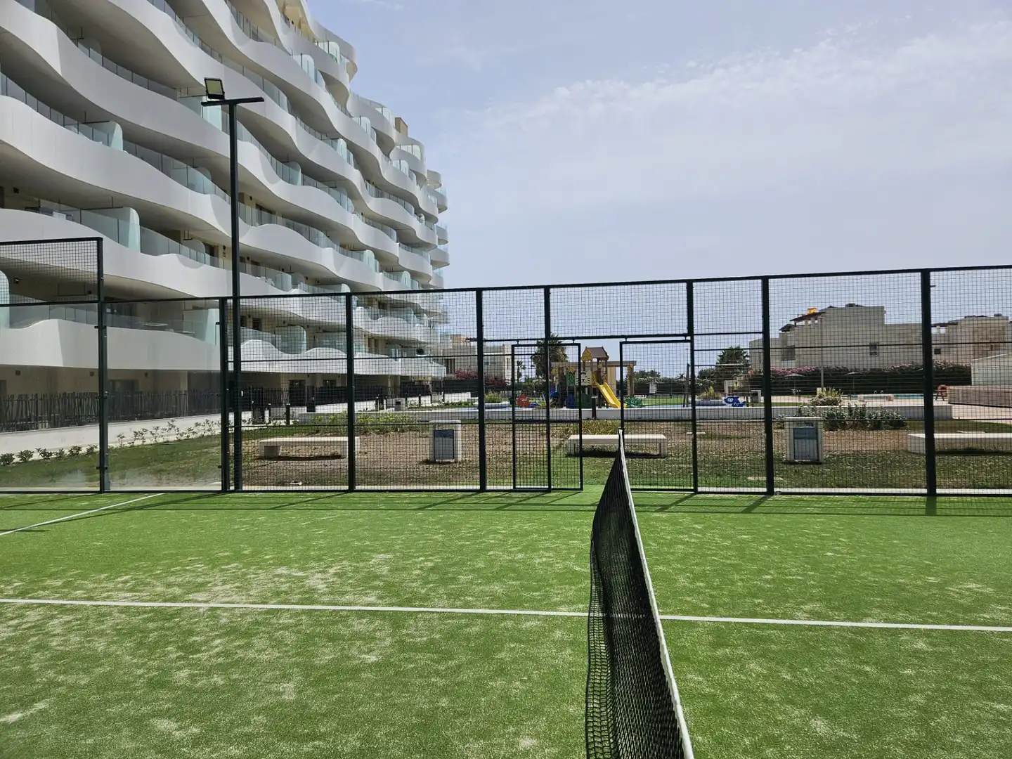 Terraza de Piso de alquiler en El Puig de Santa Maria con Aire acondicionado, Amueblado y TV