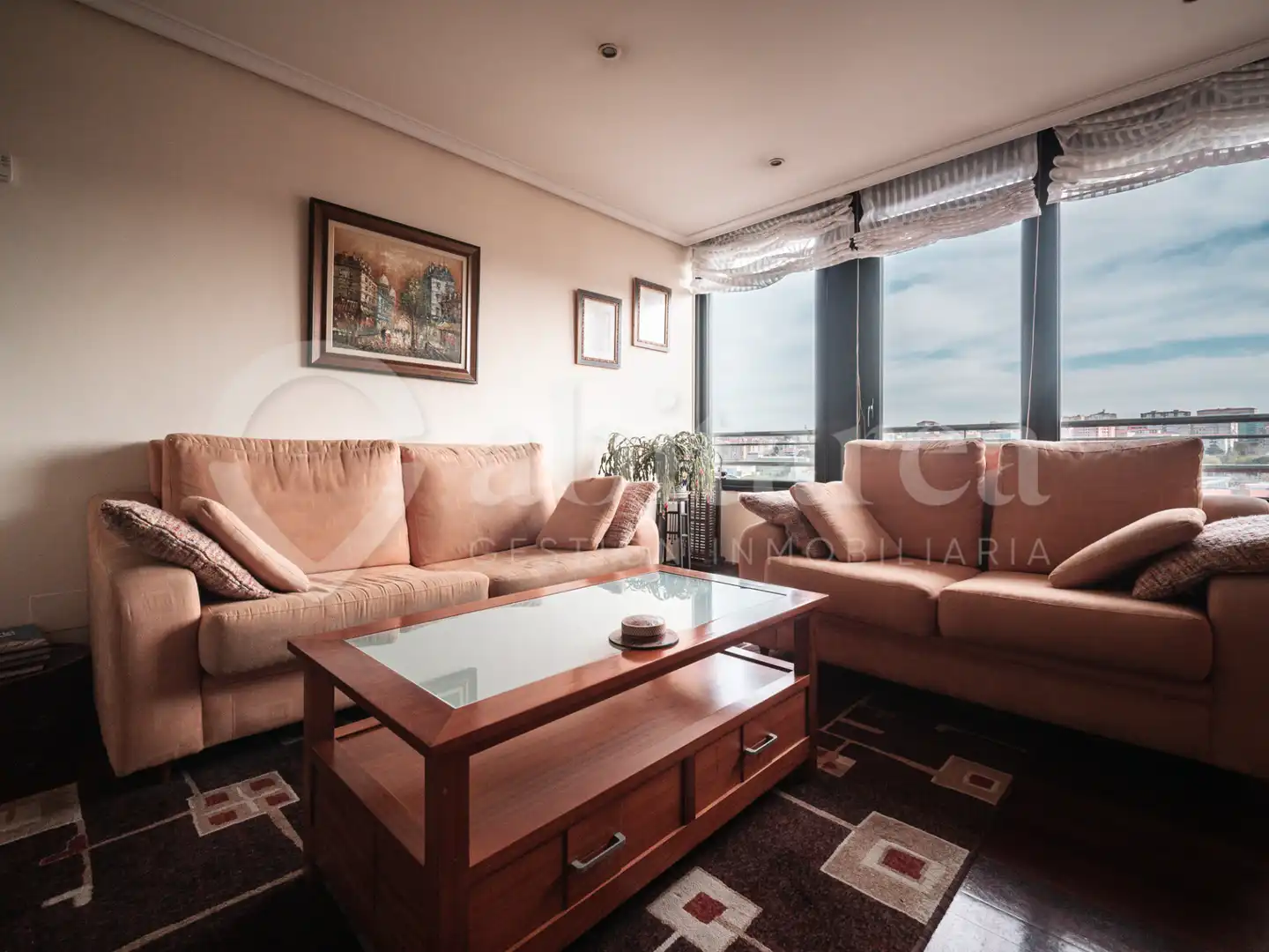 Wohnzimmer von Maisonette zum Verkauf in Santander mit Heizung, Parkett und Abstellraum