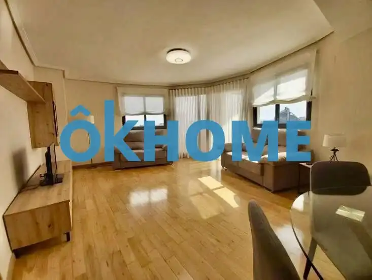 Sala de estar de Piso de alquiler en Valencia con Aire acondicionado, Jardín privado y Terraza