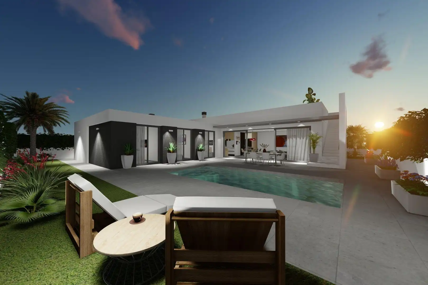 Detached house with pool for sale in San Juan de los Terreros, imagen 6