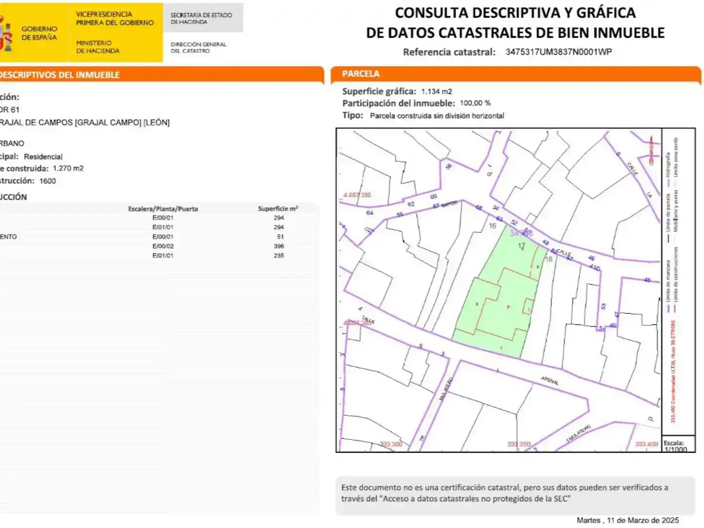 Finca rústica en venda en Grajal de Campos amb Jardí privat