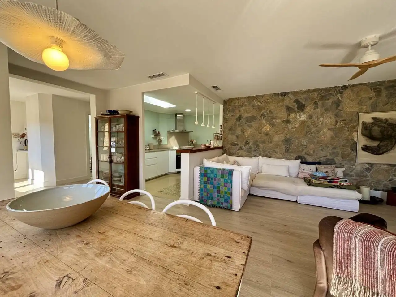 Sala de estar de Piso de alquiler en Sant Feliu de Guíxols con Terraza y Amueblado
