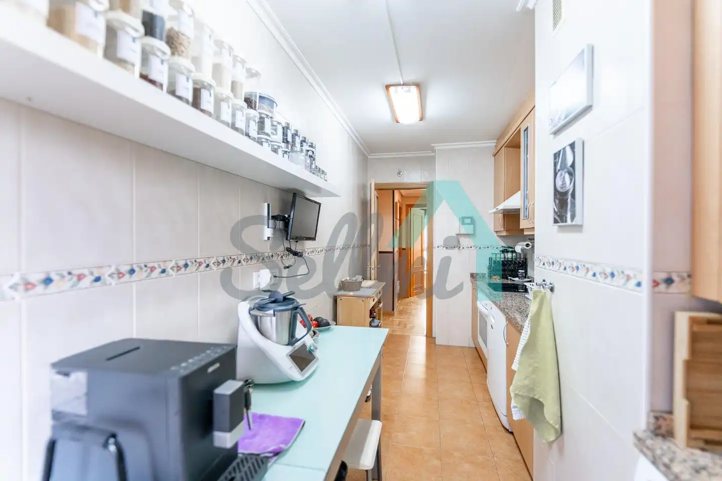 Cocina de Piso en venta en Oviedo  con Calefacción, Parquet y Trastero