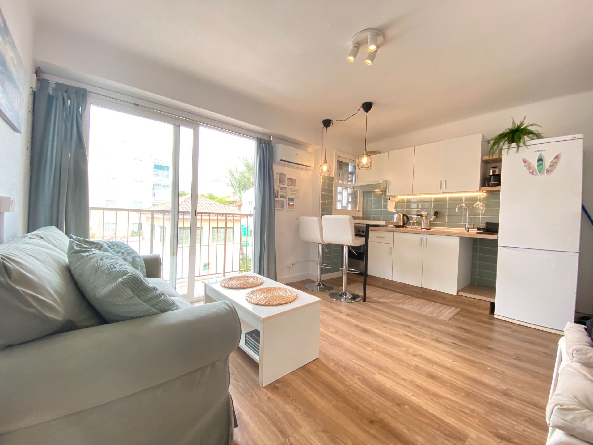 Living room of Apartment to rent in  Palma de Mallorca  with Air Conditioner, Heating and Furnished