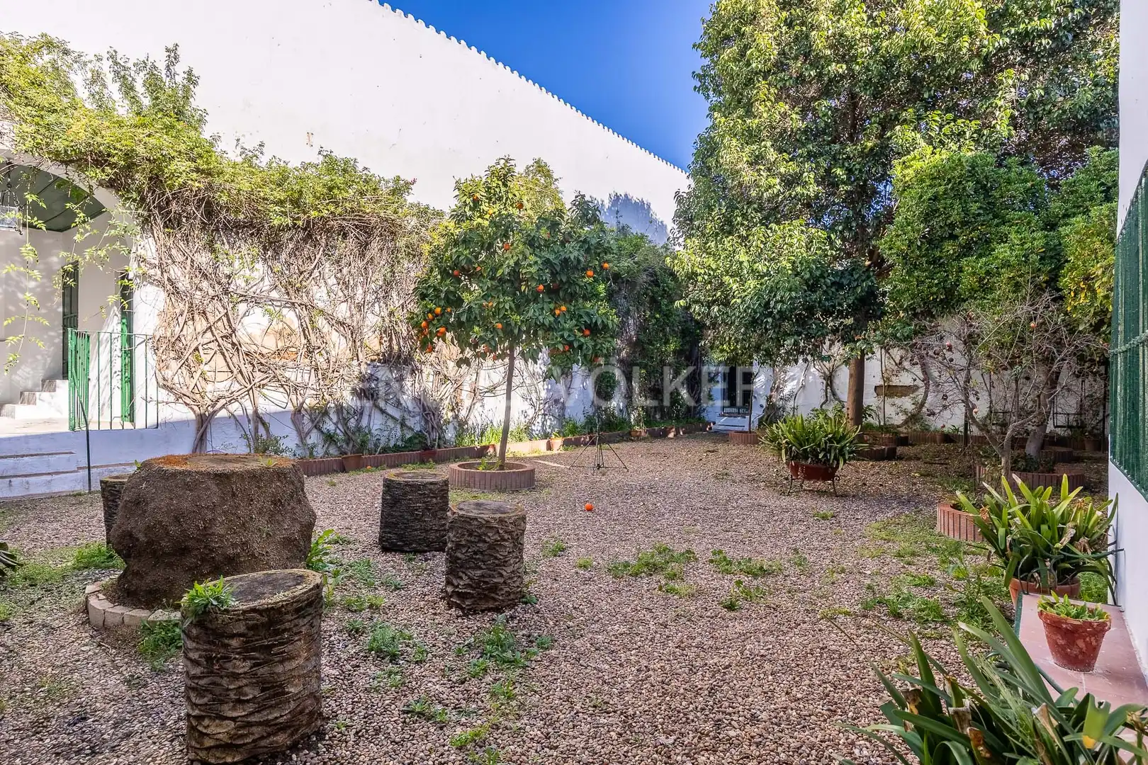 Jardín de Casa o chalet en venta en Fuente del Maestre con Calefacción, Jardín privado y Terraza