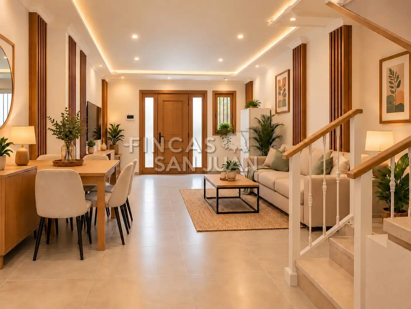 Sala de estar de Casa o chalet en venta en Sant Joan d'Alacant con Terraza