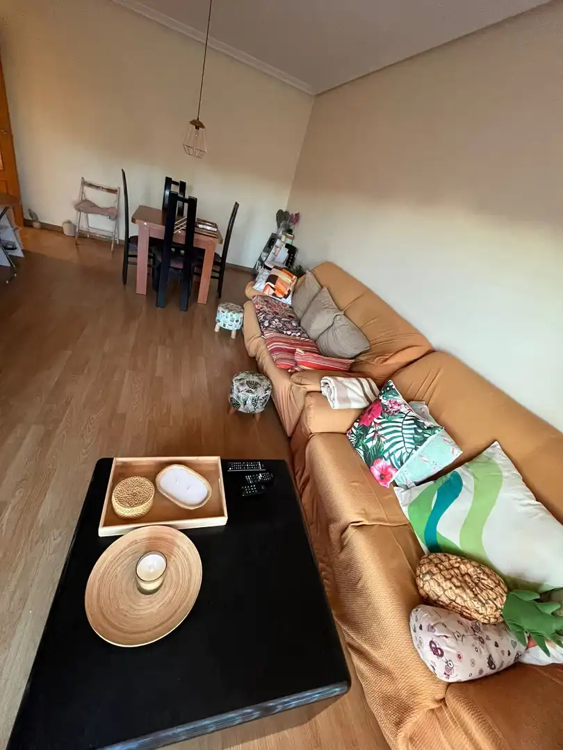 Sala d'estar de Pis en venda en Cambrils amb Aire condicionat, Parquet i Terrassa
