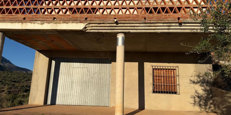 Vista exterior de Finca rústica en venta en Riogordo con Jardín privado y Terraza