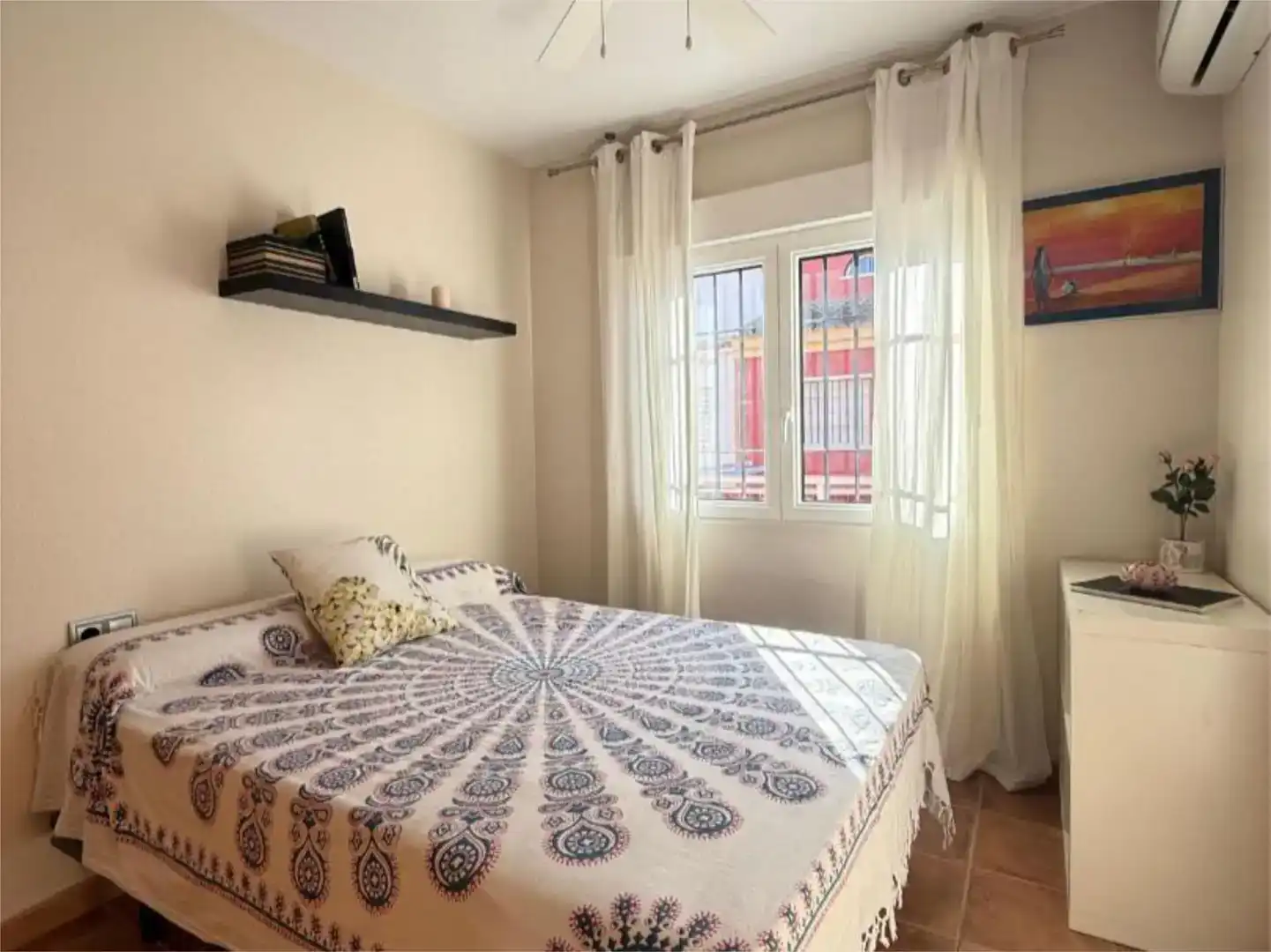 Bedroom of Flat for sale in Pilar de la Horadada  with Air Conditioner and Balcony