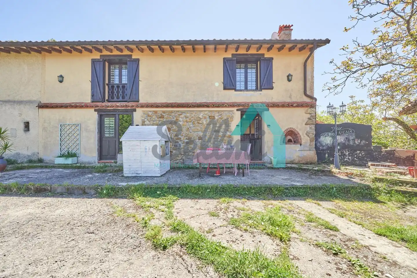 Vista exterior de Casa o chalet en venta en Siero con Calefacción, Jardín privado y Parquet