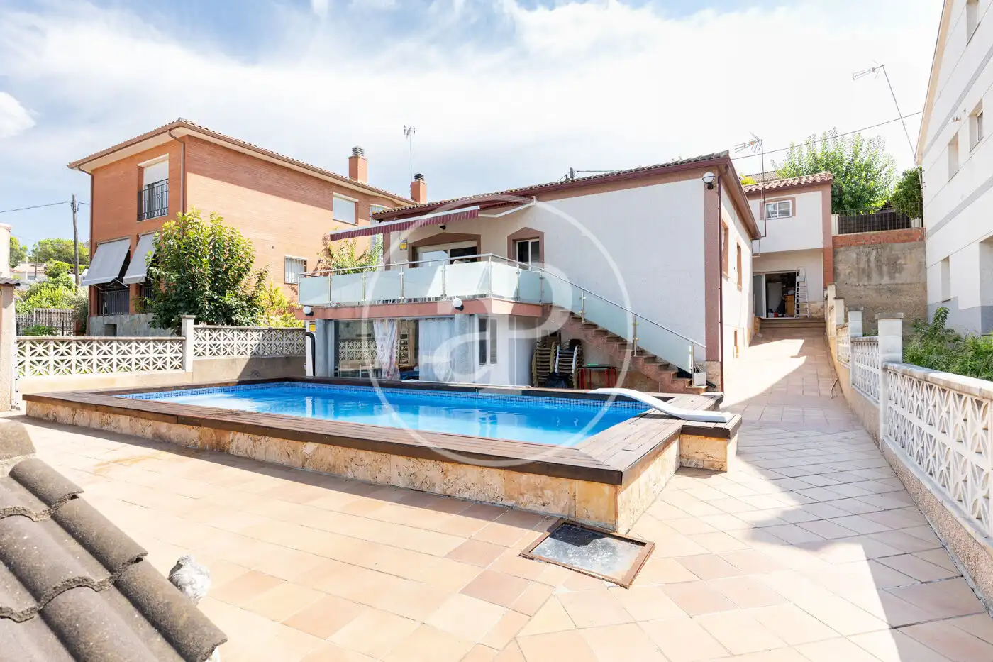 Swimming pool of Flat for sale in Rubí  with Air Conditioner, Heating and Private garden