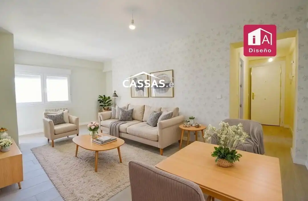 Sala de estar de Piso en venta en Torrejón de Ardoz con Calefacción y Terraza