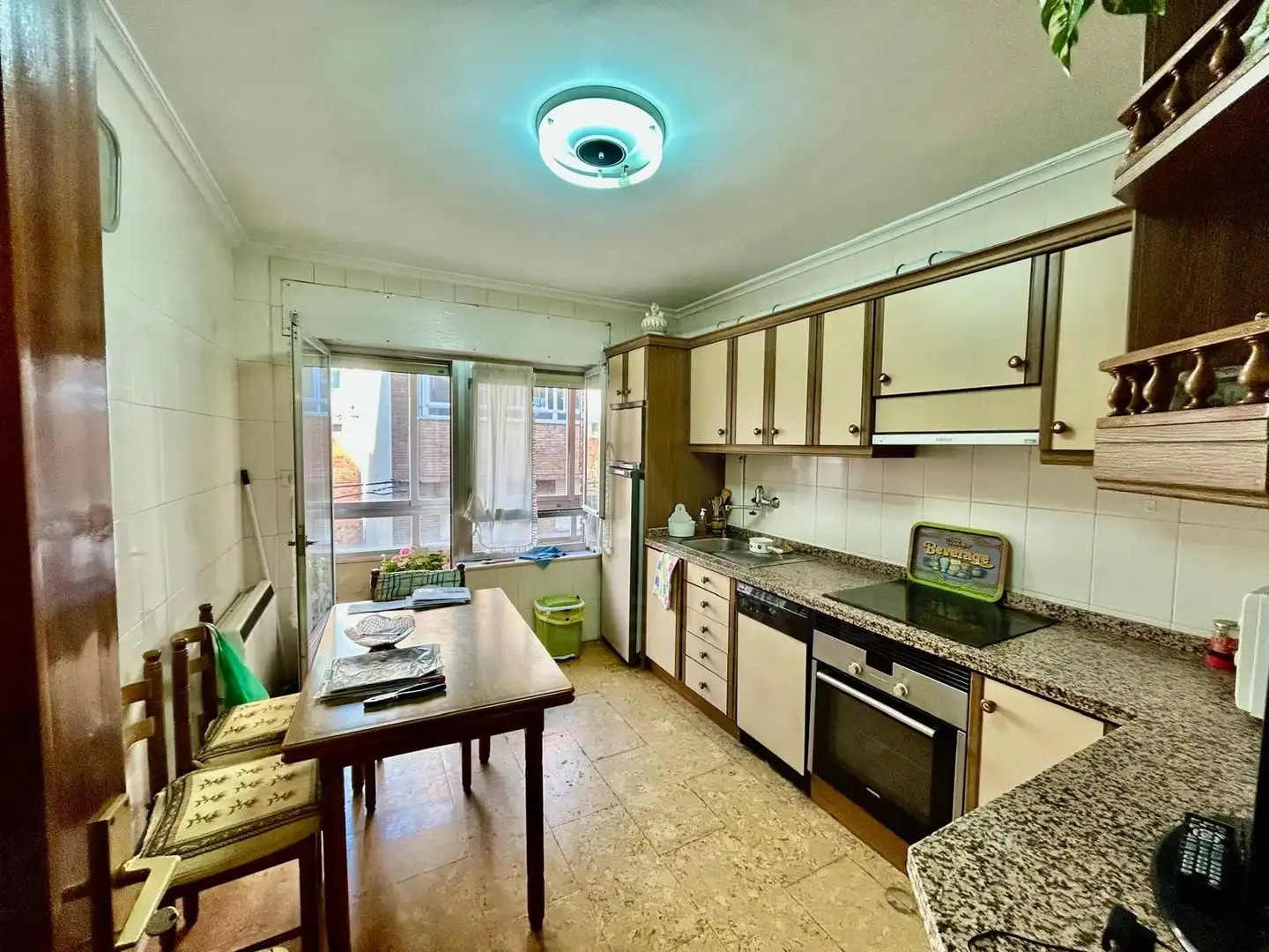 Kitchen of Flat for sale in La Bañeza   with Heating and Terrace
