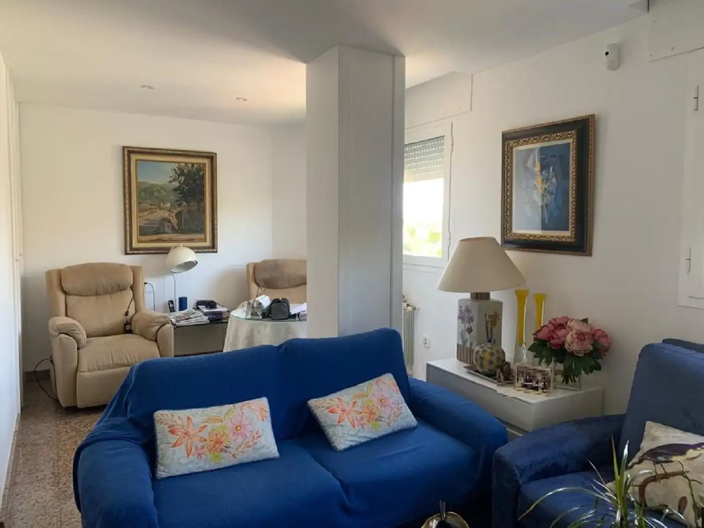 Sala de estar de Piso en venta en  Murcia Capital con Aire acondicionado y Trastero