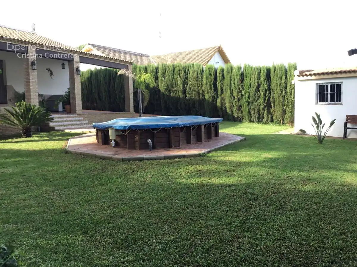 Garten von Country house zum Verkauf in Hinojos mit Klimaanlage, Abstellraum und Schwimmbad