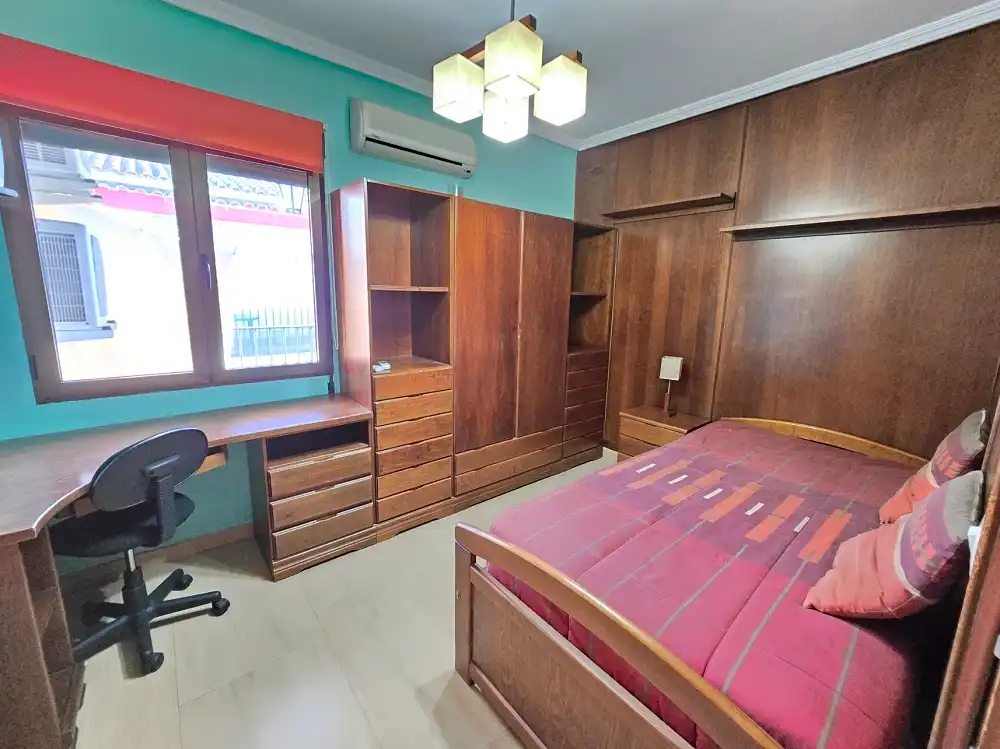 Schlafzimmer von Wohnung zum Verkauf in Brozas mit Klimaanlage, Terrasse und Möbliert