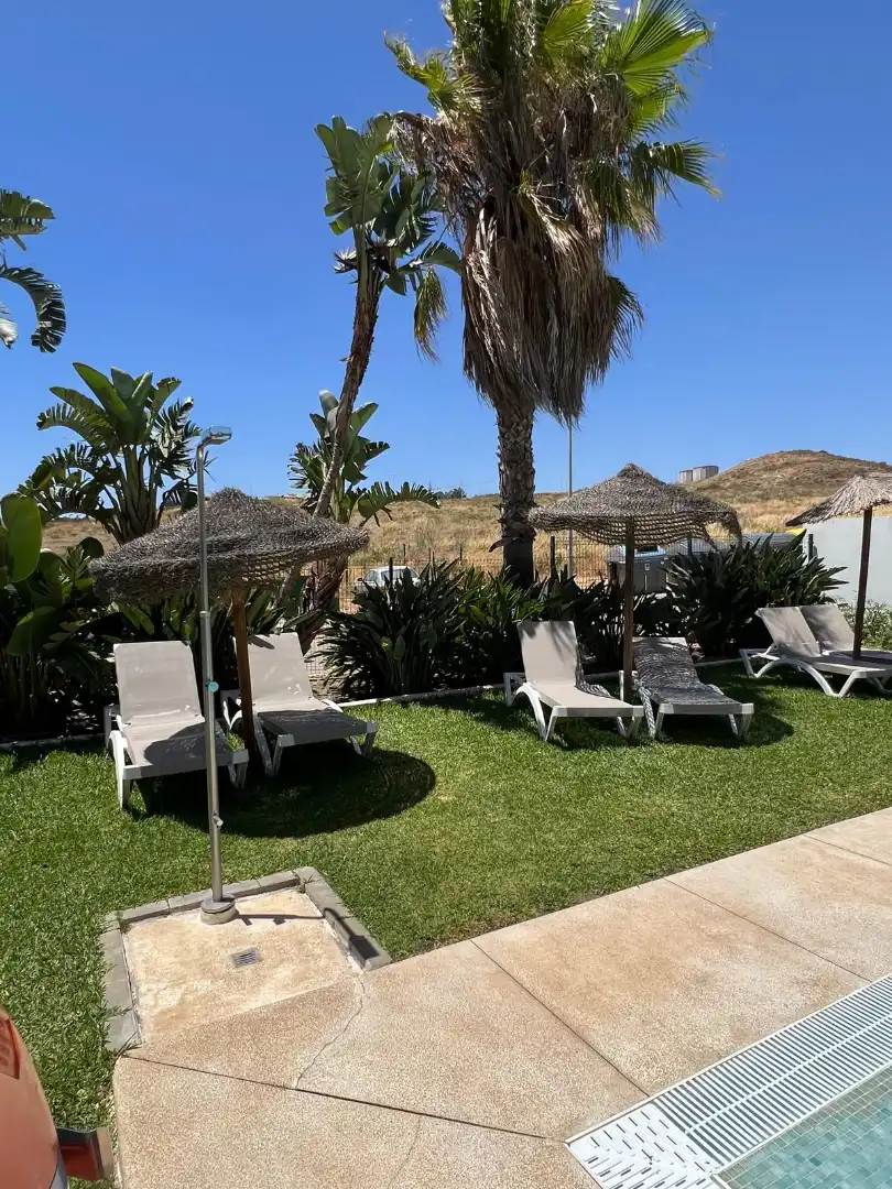 Garten von Wohnung zum Verkauf in Mijas mit Klimaanlage, Heizung und Privatgarten