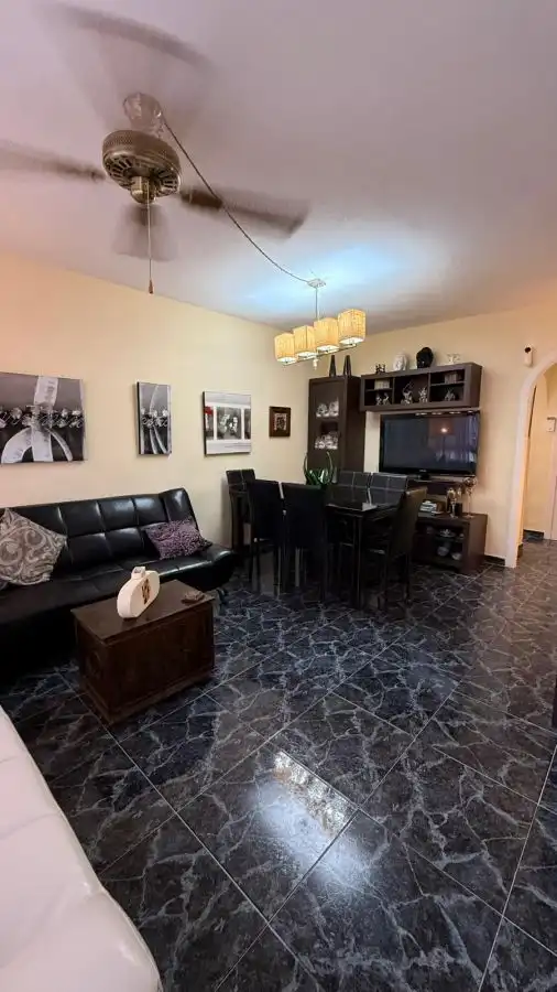 Wohnzimmer von Wohnungen zum Verkauf in Benidorm mit Privatgarten, Möbliert und Gemeinschaftspool